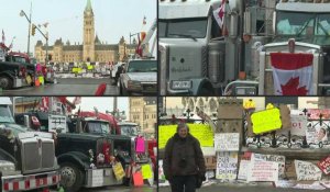 Contestation au Canada: 13e journée de blocus des camionneurs à Ottawa