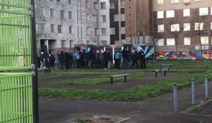 Évacuation d’un squat d'activistes soutenant la cause des migrants à Calais