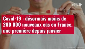 VIDÉO. Covid-19 : désormais moins de 200 000 nouveaux cas en France, une première depuis janvier