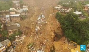 Brésil : le bilan des inondations et glissements de terrain de Petropolis s’alourdit
