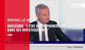 VIDÉO. Nucléaire : « L'État accompagnera EDF » pour la construction des futurs EPR confirme Bruno Le Maire 