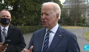 Menace d'invasion russe en Ukraine : "Ils sont prêts à attaquer l'Ukraine", assure Joe Biden