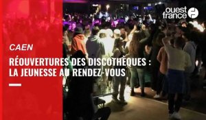 VIDÉO. La jeunesse au rendez-vous pour la réouverture des discothèques à Caen