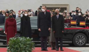 Autriche: le roi et la reine d'Espagne accueillis à Vienne par le président