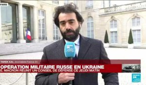 Opération militaire russe en Ukraine : Emmanuel Macron va "s'adresser à la nation prochainement"