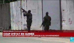 Coup d'État en Guinée : interdiction de voyage pour les officiels du gouvernement