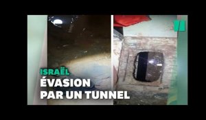 Évasion de prison par un tunnel de six palestiniens en Israël