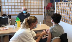 Vaccination au lycée professionnel La Peupleraie de Sallaumines