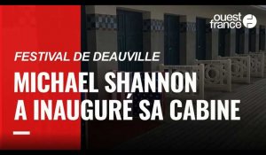 VIDÉO. Au festival de Deauville, Michael Shannon inaugure sa cabine