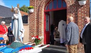 Fontaine-au-Pire: procession pour ramener à la chapelle Notre-Dame des Sept Douleurs 