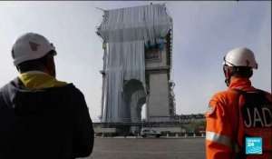 Arc de triomphe à Paris : le monument transformé en oeuvre d'art de Christo