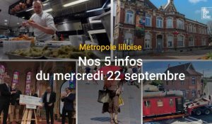 Métropole lilloise : nos infos de ce mercredi 22 septembre 2021