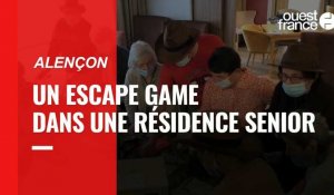 VIDÉO. Un escape game à la rédidence senior à Alençon