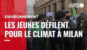 VIDÉO. Marche pour le climat à Milan : « Nous avons tous le droit d'être en colère », scande Greta Thunberg