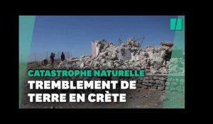 En Crète, un violent séisme fait au moins un mort