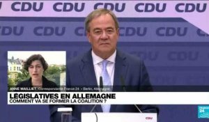 Législatives en Allemagne : Armin Laschet reste prêt à des discussions avec Verts et FDP