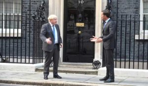 Royaume-Uni: le Premier ministre néerlandais arrive à Downing Street