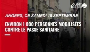 A Angers, environ 1 000 manifestants contre le passe sanitaire