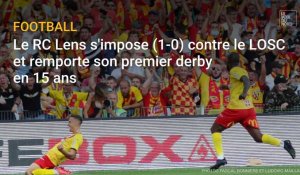 Lens s'impose (1-0) contre Lille et remporte son premier derby en 15 ans