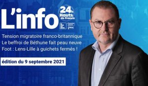 Le JT des Hauts-de-France du 9 septembre 2021