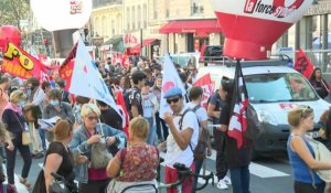 Education: début de la manifestation des enseignants à Paris