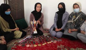 Les championnes de taekwondo afghanes demandent la "non-discrimination entre hommes et femmes"