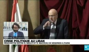 Crise politique au Liban : rencontre entre N. Mikati et E. Macron à Paris