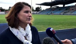 Villeneuve-d’Ascq : en visite au Stadium ce jeudi, la ministre des Sports s’est exprimée sur les incidents qui ont marqué le derby Lens-Lille samedi.