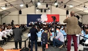 Début du discours d'Emmanuel macron à Roubaix : « La sécurité est l'affaire de tous »