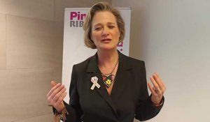 La princesse Delphine parle de son ruban Pink Ribbon