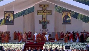 Le pape François auprès des plus pauvres, les Roms de Slovaquie