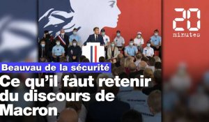 Beauvau de la sécurité: Ce qu'il faut retenir du discours d'Emmanuel Macron