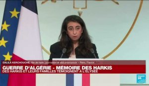 Guerre d'Algérie : des Harkis et leurs familles témoignent à l'Elysée