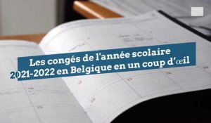 Les congés scolaires 2021-2022