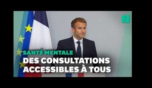 Macron promet le remboursement des consultations chez le psychologue dès 2022