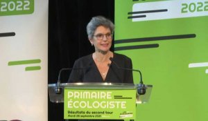 Primaire écologiste: "vous pouvez compter sur moi," dit Sandrine Rousseau