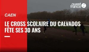 VIDÉO. À Caen, 3 000 participants pour les 30 ans du cross scolaire du Calvados