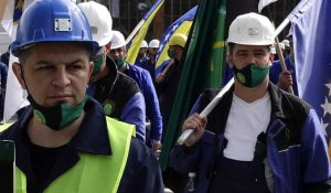 Bosnie : des milliers de mineurs en grève contre la fermeture programmée des mines de charbon