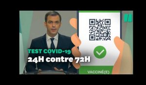 Pass sanitaire: les tests valides seulement 24h, désactivation sans 3e dose