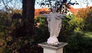 Aire Statue du sacré cœur sauvée