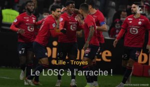 LOSC-Troyes : Lille s'impose à l'arrache