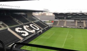 VIDÉO. Angers. La vue depuis la nouvelle tribune Saint-Léonard du stade Raymond-Kopa