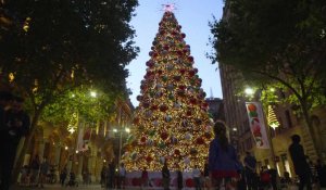 Australie: Sydney s'illumine pour les fêtes de Noël