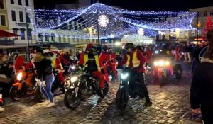 A Boulogne, un défilé de motards pères Noël