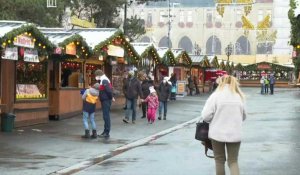 Réouverture du marché de Noël à la fin du confinement en Autriche