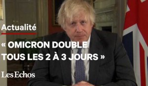 Boris Johnson : « Un raz-de-marée d'Omicron arrive » au Royaume-Uni