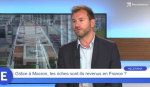 Grâce à Macron, les riches sont-ils revenus en France ?