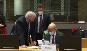 Réunion des ministres des Affaires étrangères de l'UE à Bruxelles