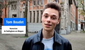 Tom Boudet, humoriste de 19 ans de Radinghem-en-Weppes, joue son premier spectacle