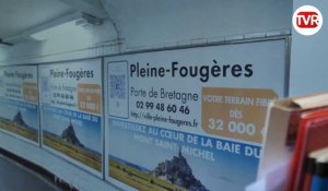 De la pub pour Pleine-Fougères dans le métro parisien